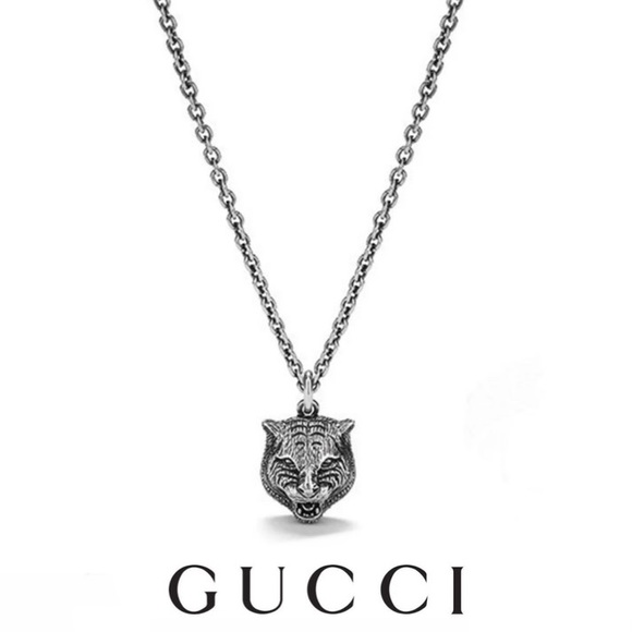 Gucci Other - New Authentic Gucci Gatto Feline Necklace 19.5"